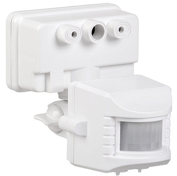 Датчик движения IEK ДД 019 1100Вт угол обз. 120град. дальн. 12м IP44 бел. LDD13-019-1100-001