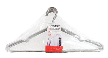 Вешалка-плечики BRABIX 48-50 метал 10шт.608469