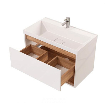 MIRSANT SCANDY 80 Тумба подвесная с Умывальником STYLE-80