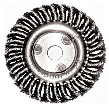Корщетка-колесо витая сталь 100мм USP 39101