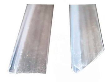 Отсекатель дверной нижний под стекло 6мм, h-600мм ERLIT (1016065001)