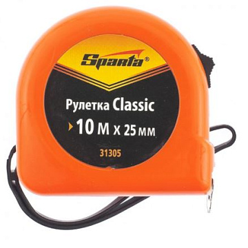 Рулетка 10м 25мм Sparta 31314