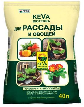 Грунт 40л Гера KEVA BIOTERRA д/рассады и овощей