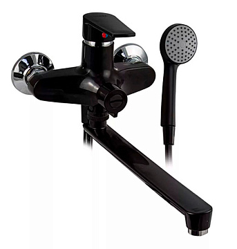 Смеситель АБС-ПЛАСТИК BRIMIX для ванны, длинный излив, шаровый (561)