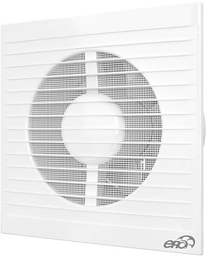 Вентилятор E125S, осевой c антимоскитной сеткой D125 ЭРА