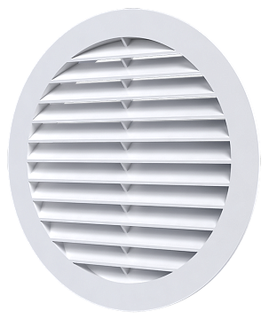 Решетка A12RK,  вентиляционная круглая D150 с фланцем D125