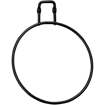 Держатель д/полотенец Trait чёрный BRW-19009-04