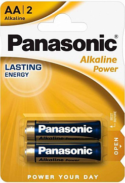 Элемент питания PANASONIC Alkaline LR-6 2шт AA