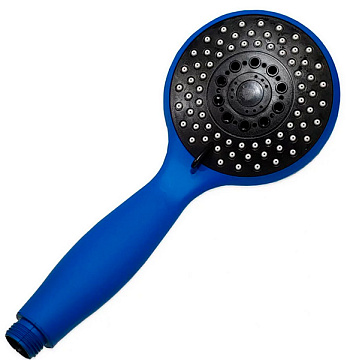 юЛейка душевая массажная САНАКС СИНЯЯ матовая (6027)