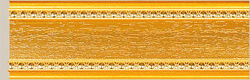 Интерьерный багет Бордюр 60 Золотой Ионики 2,5м 