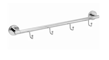 Держатель Long д/полотенец 30см 4 крючк.L004