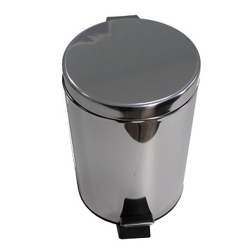 Ведро для мусора круглое 5л САНАКС НЕРЖ.СТАЛЬ (105)