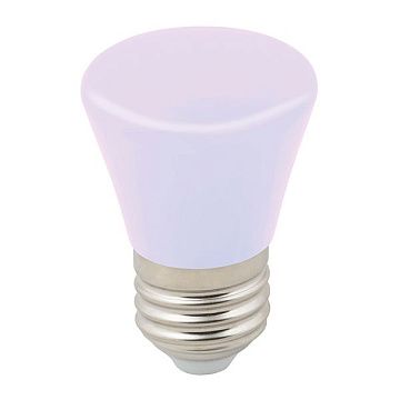 Лампа с/д Volpe LED-D45-1W/RGB/E27/FR/С BELL колок RGB