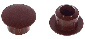 Заглушка под отверстие d8 тёмно коричневая (1000)