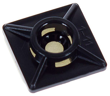 Площадка для хомута 19х19 черная (1000)