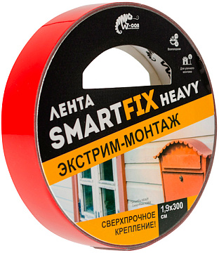 Всепогодная монтажная лента W-con SmartFix HEAVY, 1,9*300см, серая SFV1930G