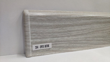 Плинтус напольный Деконика 85мм Орех Антик 294 2,2м (уп. - 20 шт.)