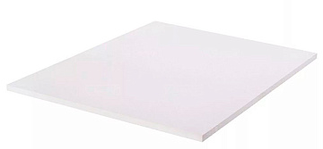 Полка ЛДСП для гард.систем 585*406*16 белая LWWH406