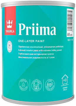 Краска Tikkurila Priima 0.9 База А