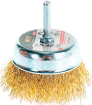 Щетка для дрели FIT 75мм 38517