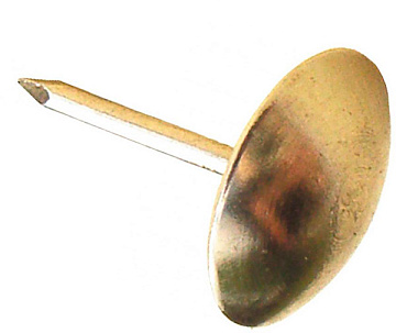 Гвоздь мет дек 9,5 мм (латунь) блистер М (30/ 180)