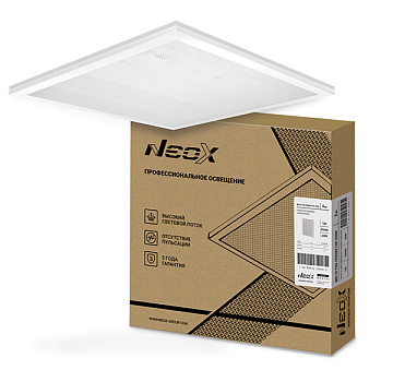 Панель с/д универсальная ДВО-02 7265-ПРИЗМА 72Вт 6500К 6120Лм 595х595х19 NEOX