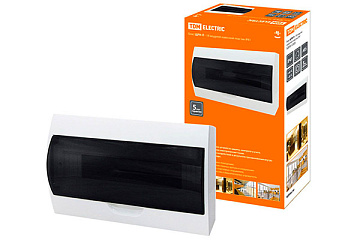 Бокс ЩРН-П-12 модулей навесн.пластик IP40 TDM SQ0901-0004