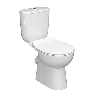 юУнитаз (компакт) КЕРАМИН ГОЛЬФ слив3/6л, сид.ДЮРОПЛАСТ МИКРОЛИФТ СЛИМ