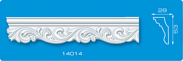 Плинтус потолочный 14014 Формат 1,3м (65)