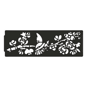 Трафарет бордюр Сакура арт.10637