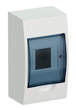 KREPTA 3 Корпус пластиковый ЩРН-П-4 IP41 белый IEK MKP12-N-04-40-20