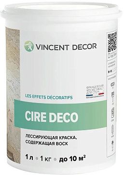 Cire Deco Vincent Decor 1л Лессирующая краска-воск