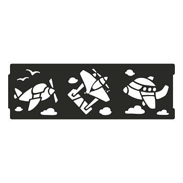 Трафарет бордюр Пилот арт.20682