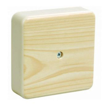 Коробка распр ОУ 75х75х20мм с конт группой СОСНА Greenel GE41212-11