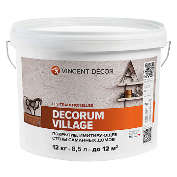 Decorum Village Vincent Decor 12кг покрытие декоративное