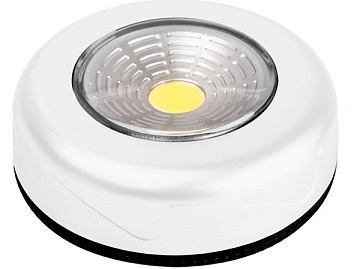 Фонарь ФАZА TF3-L1W-wh (бел.)  Светильник с ручным вкл., пушлайты