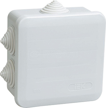 Коробка распаячная ОП 100х100х50 IP44 КМ41255 IEK UKOZ11-100-100-050-K41-44 (48шт)