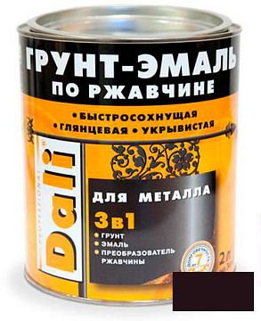 Эмаль DALI RAL 8017 коричневый 2,0л