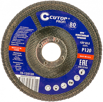 КЛТ 125*22.2 P120 Cutop profi 70-125120