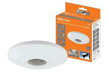 Датчик движения TDM ДДП-05 2000 Вт 6 м потолочный SQ0324-0031