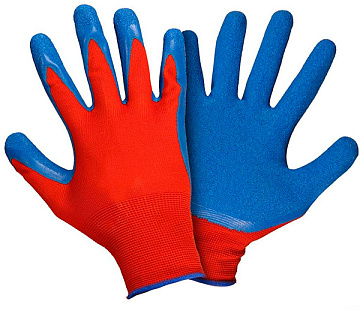 Перчатки нейлон рифленый ПЕР-НЕЙЛ-РИФ-600