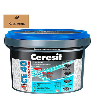 Затирка CERESIT СЕ40 №46 Карамель 2кг