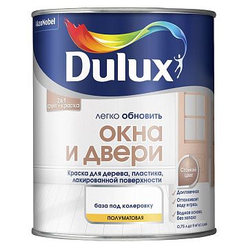 Грунт-Краска Окна и Двери 0,75л (0,9кг) Легко Обновить Dulux