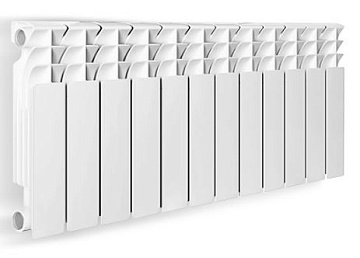 Радиатор биметаллический Оазис 350/80/10, 1 секц