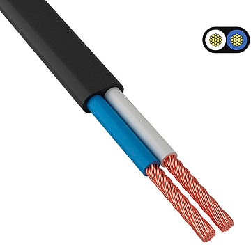 Провод ШВВП 2х0,5 ГОСТчерн