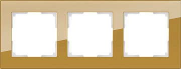 Рамка на 3 поста (бронзовый) WL01-Frame-03