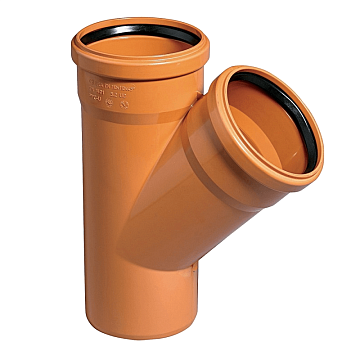 Тройник 45 для наружной канал. 160х160 "RTP"