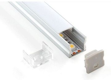 Профиль накладной алюминиевый для LED ленты (15mm) LL-2-ALP001-R 
