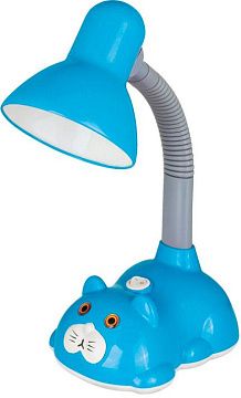 Настольная лампа Camelion KD-385 C13 Кот голубой 40Вт, E27