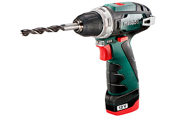 Аккумуляторный  винтоверт  Metabo Power Maxx BS в сумке 2x2Ач